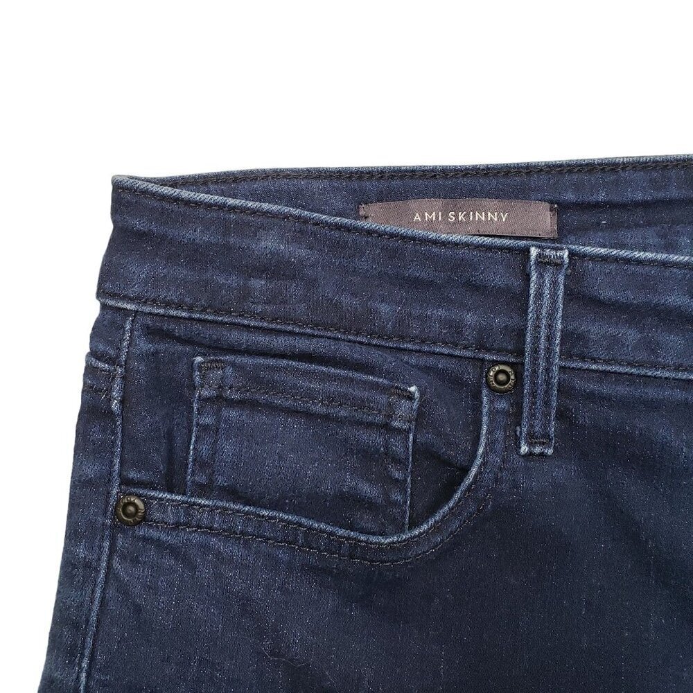 NYDJ‎ Ami Skinny Jeans Womens 6 Mid Rise Lift Tuck Dark Wash - Picture 3 of 7
